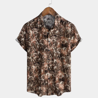 Casual 3D Digital Printing Shirt Color Printing Shirt