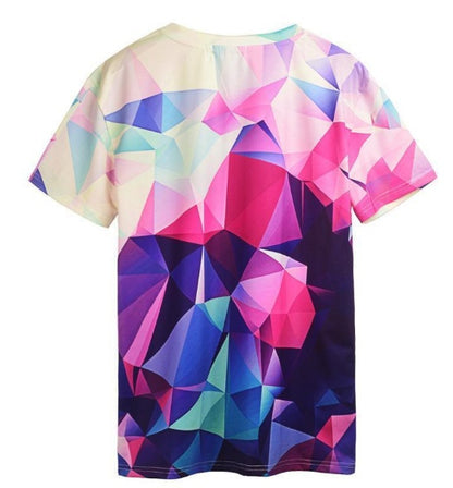Color Blocks 3D Printed T-Shirt