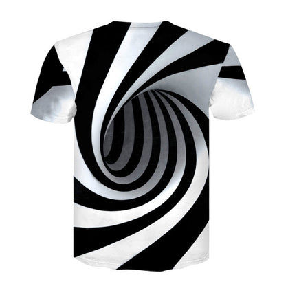 3D short-sleeved T-shirt