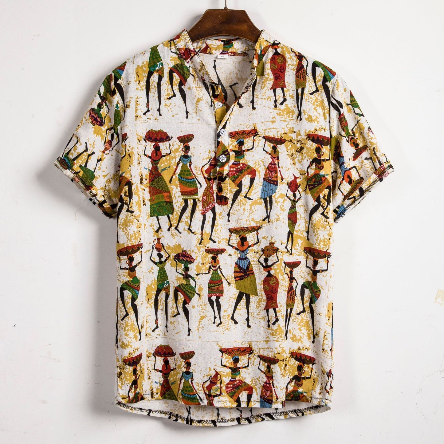 Men's Floral Short Sleeve Shirt