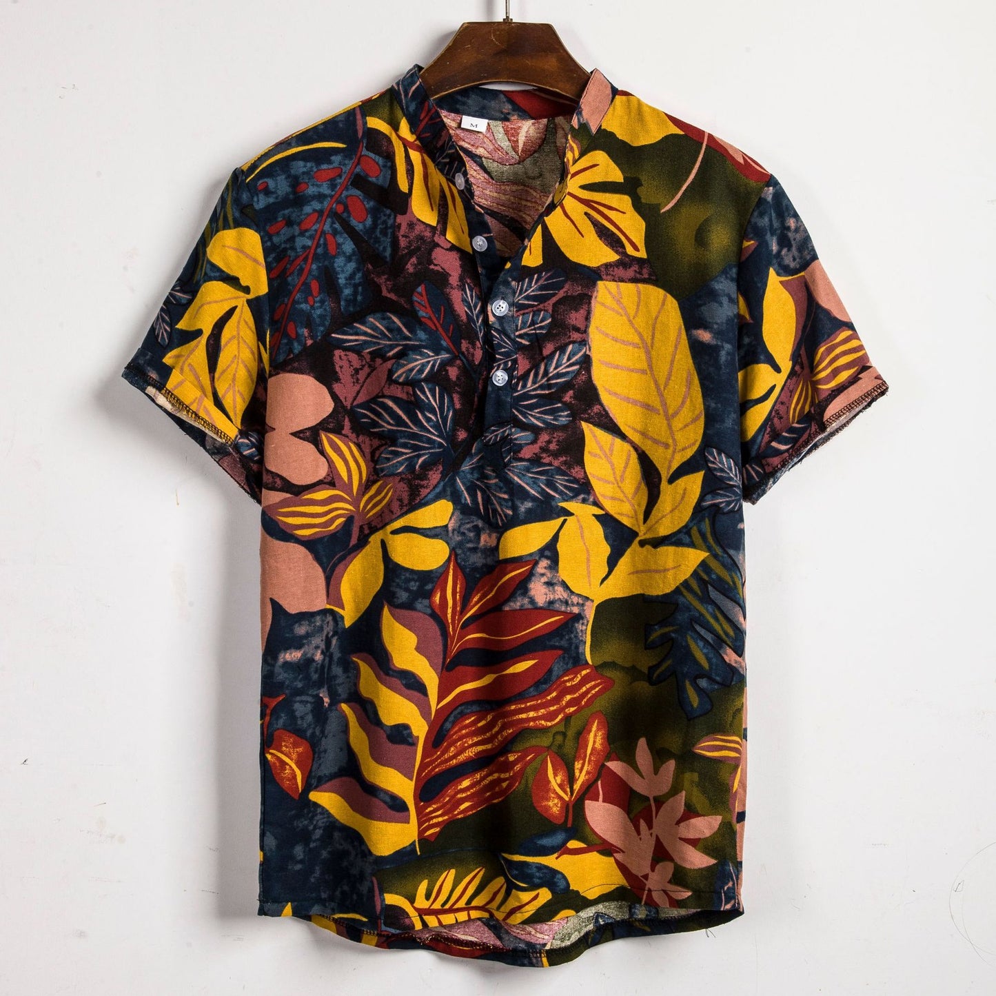 Men's Floral Short Sleeve Shirt