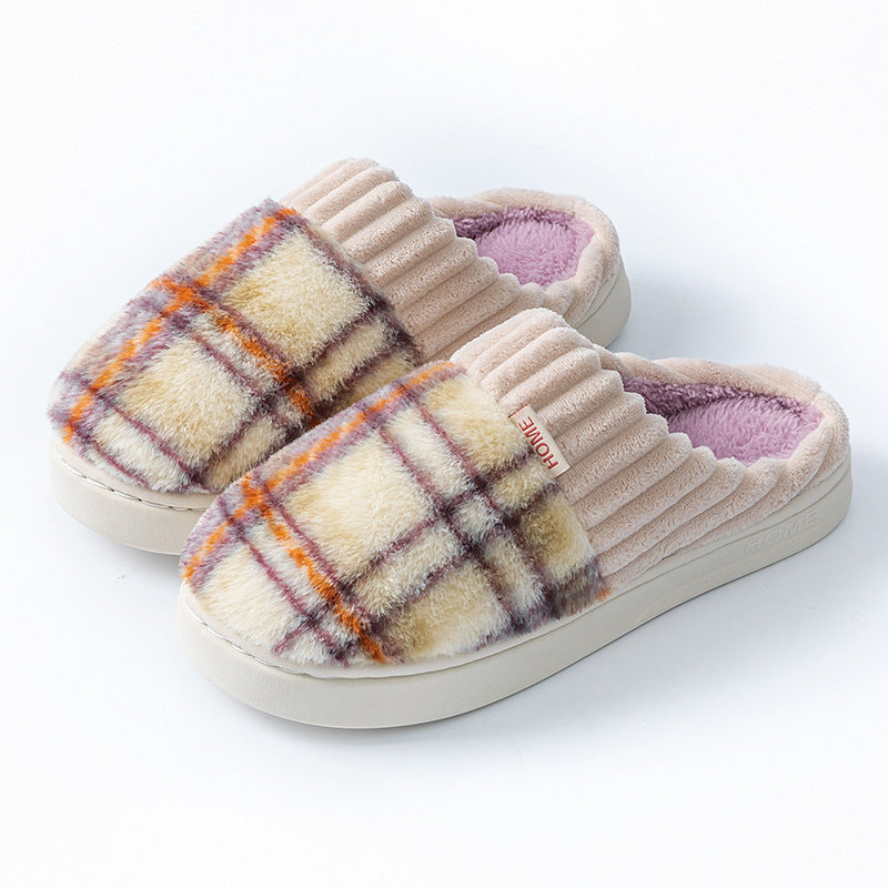 Leisure Home Comfortable Soft Cotton Slippers