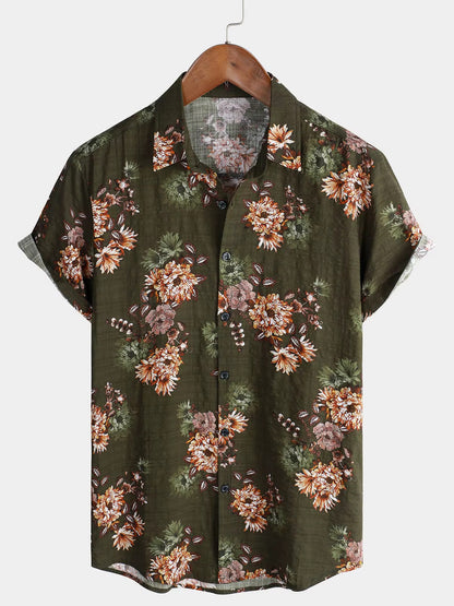 Casual 3D Digital Printing Shirt Color Printing Shirt