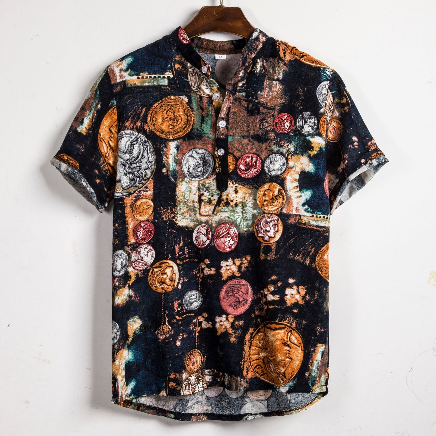 Men's Floral Short Sleeve Shirt