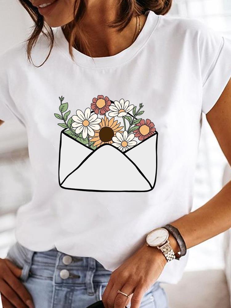 Women's Loose 3D Pattern T-shirt