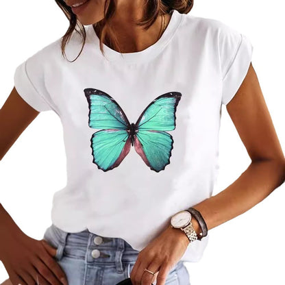 Women's Loose 3D Pattern T-shirt