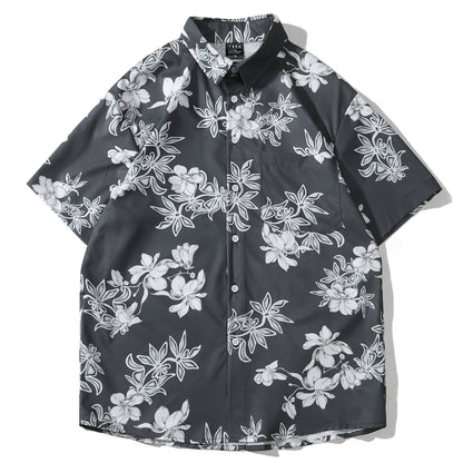 Men's Summer Vintage Hawaiian Flower Shirt
