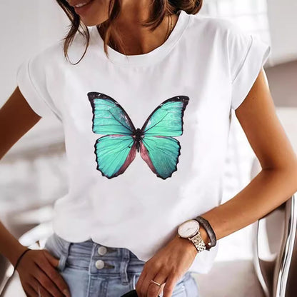 Women's Loose 3D Pattern T-shirt