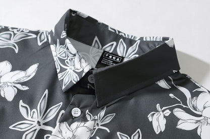Men's Summer Vintage Hawaiian Flower Shirt