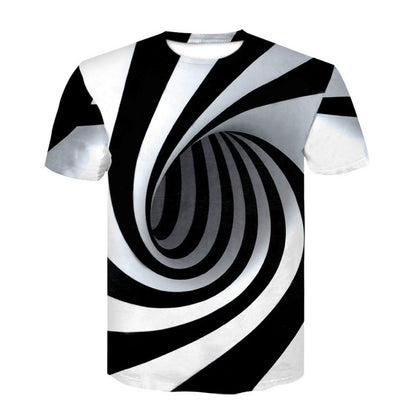 3D short-sleeved T-shirt
