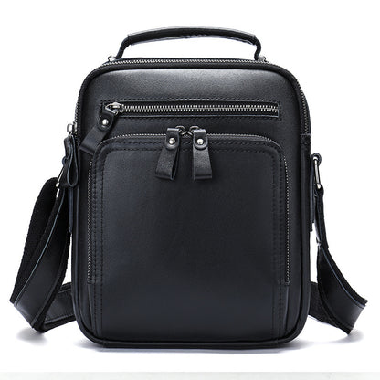 Genuine Leather Shoulder Messenger Bag Vintage Crazy Horse