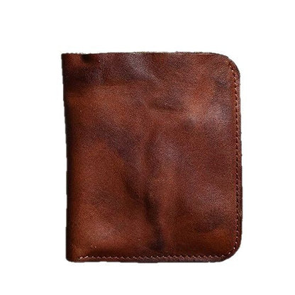 Men's Short Retro Business Simplicity Niche Vertical Wallet