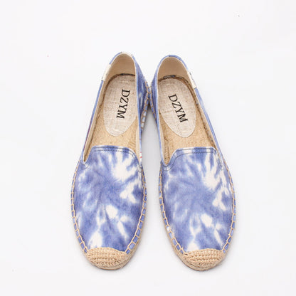 Women's Printed Low Cut Canvas Casual Single Shoes