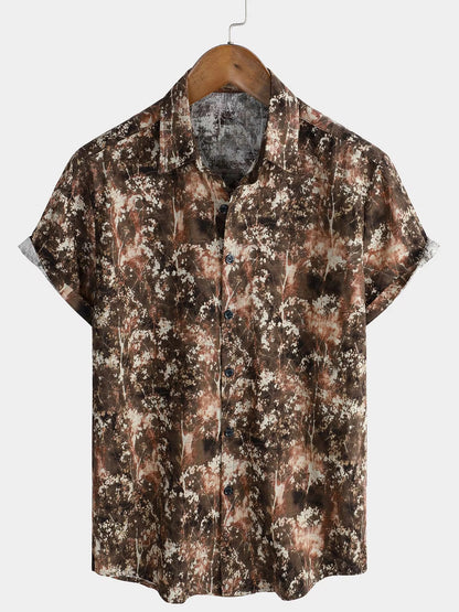 Casual 3D Digital Printing Shirt Color Printing Shirt