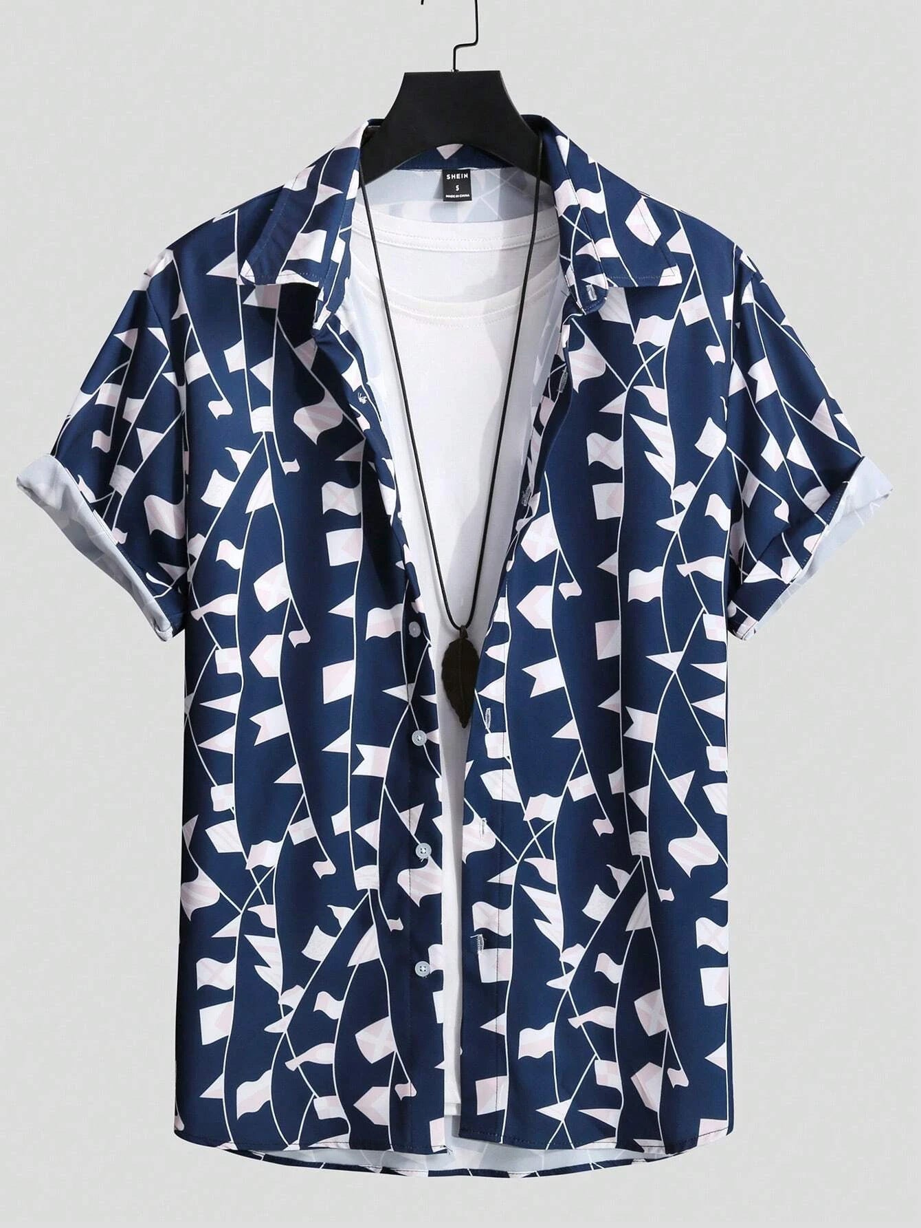 3D Digital Printing Men's Shirt Casual Hawaii