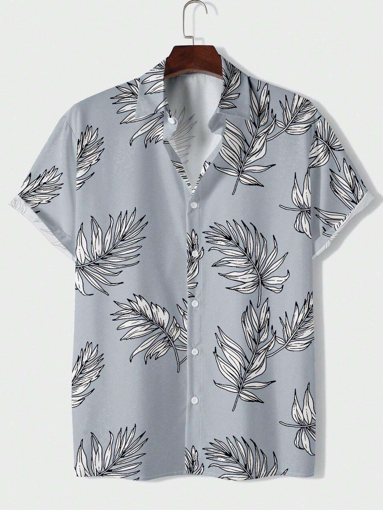 3D Digital Printing Men's Shirt Casual Hawaii