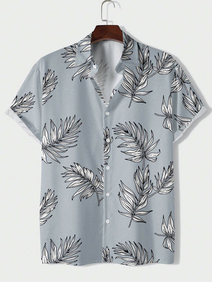 3D Digital Printing Men's Shirt Casual Hawaii