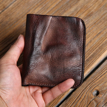 Men's Short Retro Business Simplicity Niche Vertical Wallet