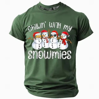 Christmas Style Men's T-shirt 3D Digital Printing