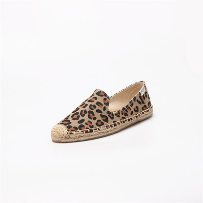 Women's Printed Low Cut Canvas Casual Single Shoes