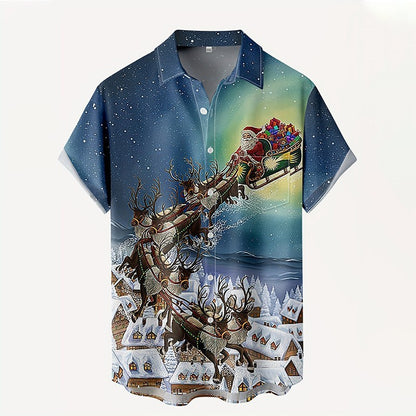 Christmas Series 3D Printed Shirt Casual