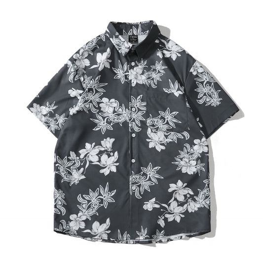 Men's Summer Vintage Hawaiian Flower Shirt
