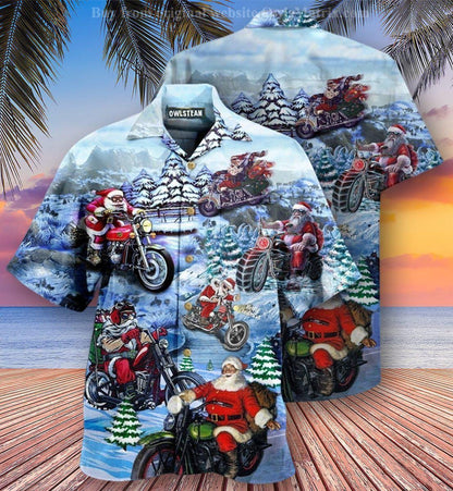 Christmas 3D Digital Printing Short Sleeve Shirt Men's Top