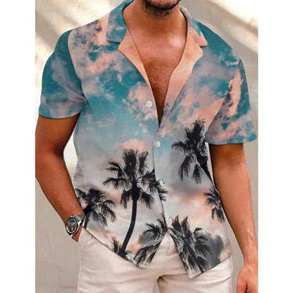 Men's 3D Printed Stylish Beach Casual Shirt