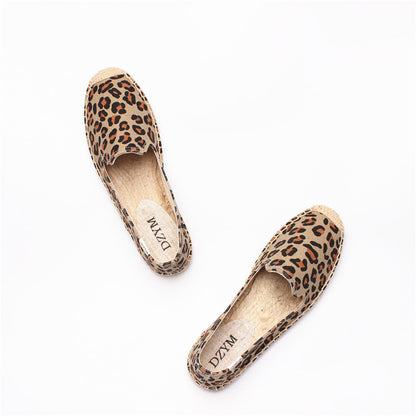 Women's Printed Low Cut Canvas Casual Single Shoes