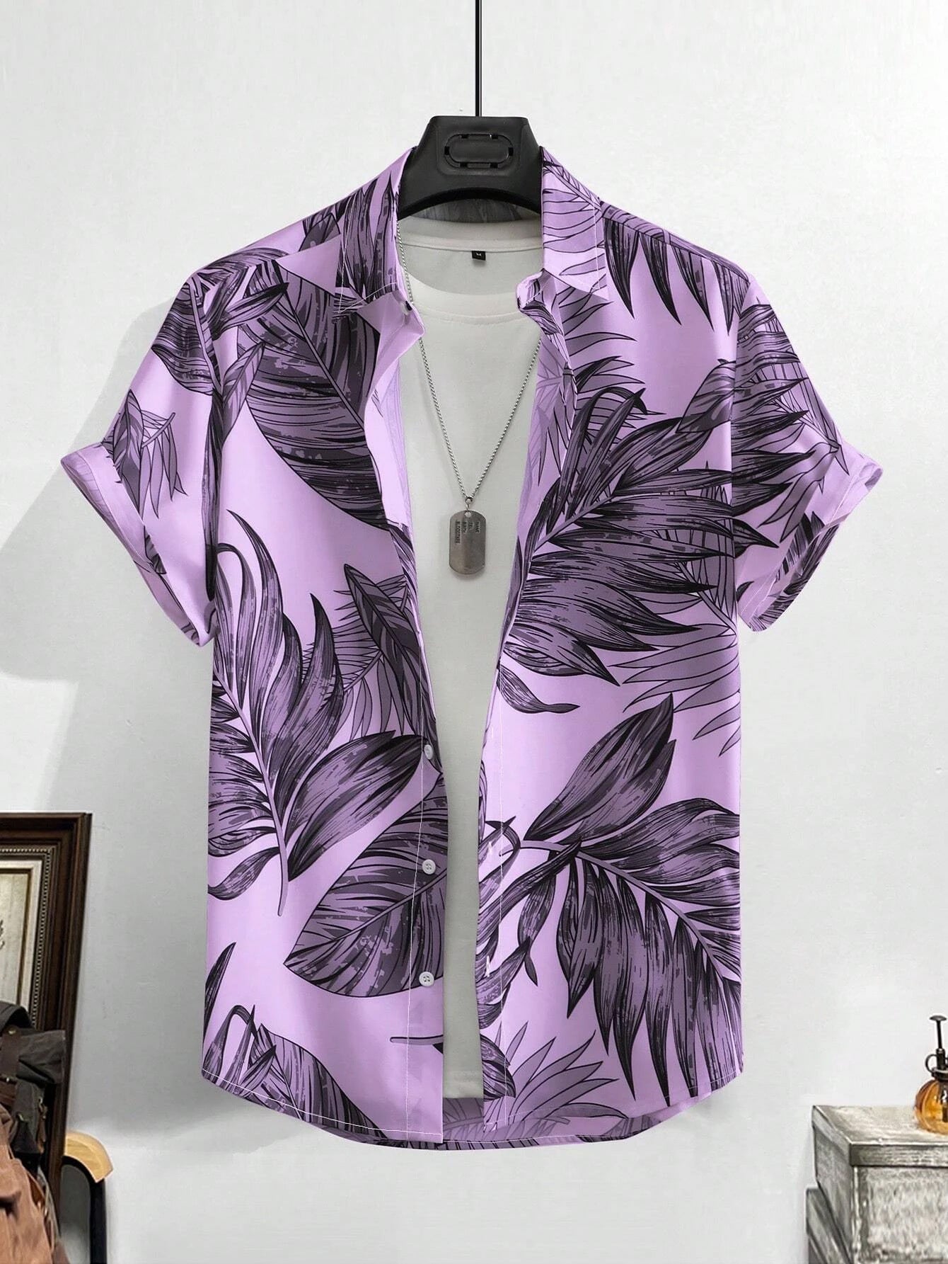 3D Digital Printing Men's Shirt Casual Hawaii