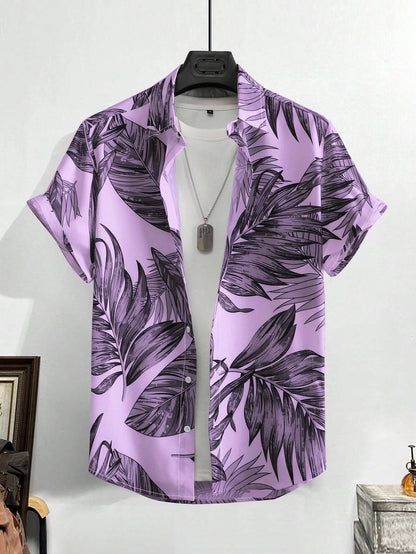 3D Digital Printing Men's Shirt Casual Hawaii